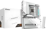 Gigabyte X870 AORUS Stealth Ice Anakart - AMD AM5, DDR5 8200MHz, PCIe 5.0, 4xM.2, USB4 40Gbps, WiFi 7, 5GbE LAN, ATX