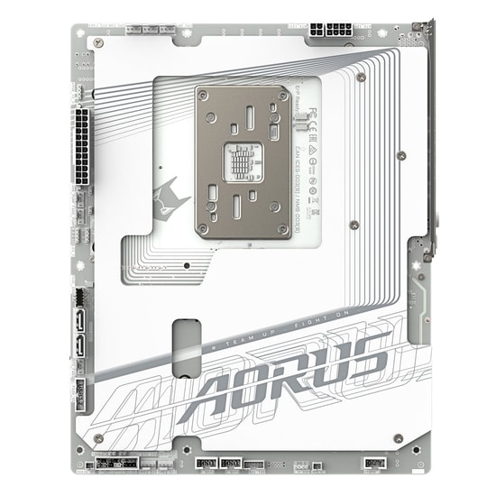 Gigabyte X870 AORUS Stealth Ice Anakart - AMD AM5, DDR5 8200MHz, PCIe 5.0, 4xM.2, USB4 40Gbps, WiFi 7, 5GbE LAN, ATX