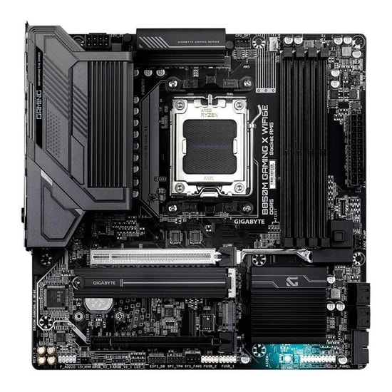 GIGABYTE B850M GAMING X WIFI6E Anakart: AM5, DDR5 8200MHz(OC), 2xM.2, HDMI/DP, RGB LED, USB C 10Gbps, 2.5G LAN, MicroATX