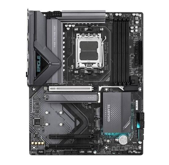 Gigabyte X870 Eagle WIFI7 AM5 Anakart - DDR5 8200MHz OC, PCIe 5.0, 3xM.2, RGB LED, USB4 40 Gbps, 2.5GbE LAN, Wi-Fi 7
