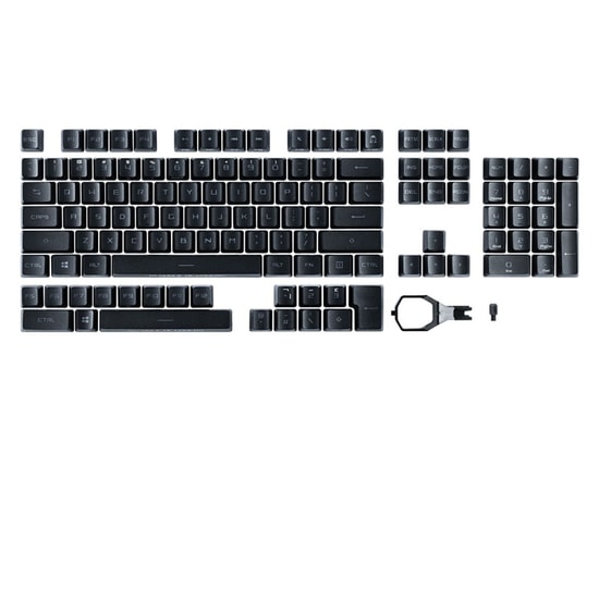ASUS ROG AC04 PBT Doubleshot Keycap Set (90MP02P0-BAUA00) - ROG RX Switchlerle Uyumlu, 123 Parça Klavye Tuş Takımı