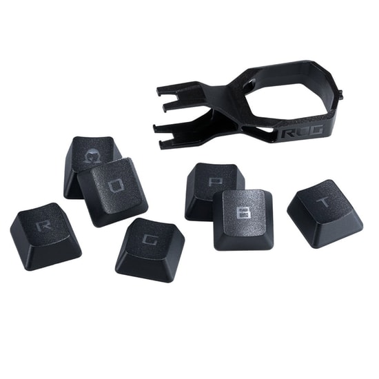 ASUS ROG AC04 PBT Doubleshot Keycap Set (90MP02P0-BAUA00) - ROG RX Switchlerle Uyumlu, 123 Parça Klavye Tuş Takımı