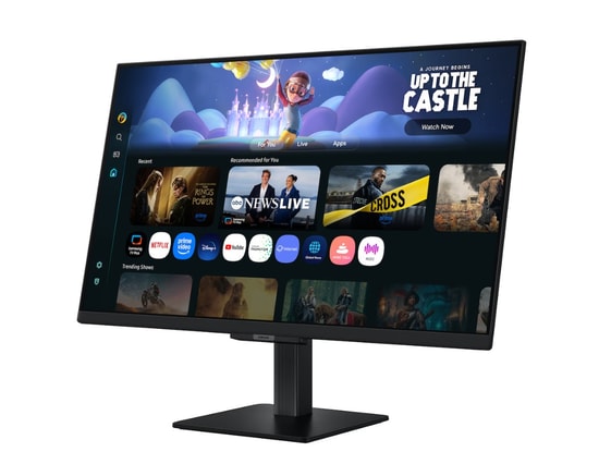 Samsung 27" M5 Full HD Smart Monitör (LS27FM500EUXUF) - 1920x1080, 4ms, 60Hz, HDMI, Wi-Fi, Hoparlör, Smart TV Özellikli