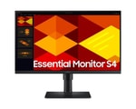 Samsung 24" Essential S4 FHD IPS Monitör (LS24D400GAUXUF) - 100Hz, 5ms, Göz Koruma, Ergonomik Tasarım, 1920x1080
