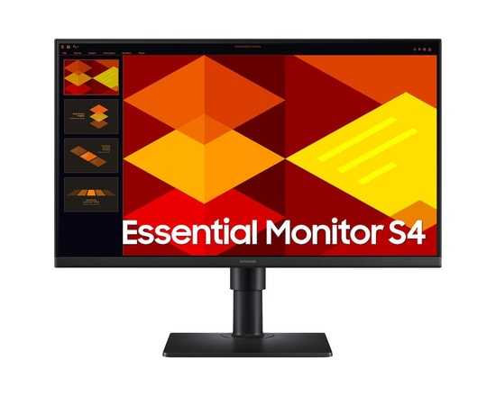 Samsung 24" Essential S4 FHD IPS Monitör (LS24D400GAUXUF) - 100Hz, 5ms, Göz Koruma, Ergonomik Tasarım, 1920x1080