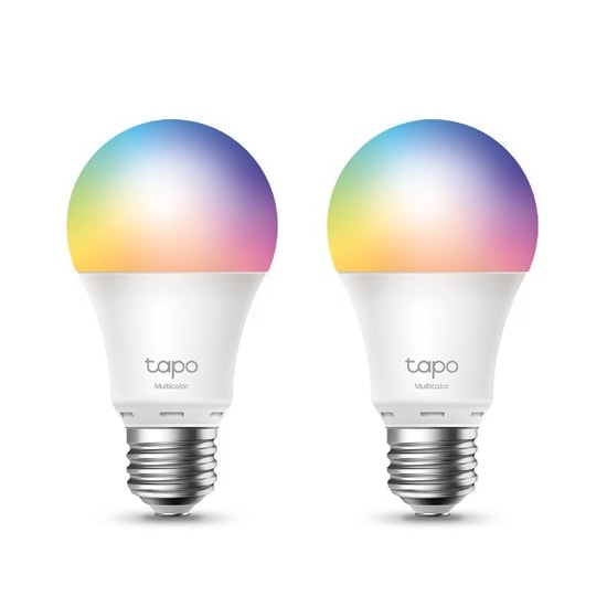 TP-Link Tapo L530E-2P Akıllı Wi-Fi Çok Renkli LED Ampul - 2'li Paket, E27 Duy, 8.7W, 806 Lümen, Sesli Komut, Dimmerli