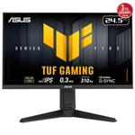 Asus TUF Gaming VG259QMRL5A 24.5" 310Hz 0.3ms FHD IPS Pivot Oyuncu Monitör - 400nit, HDMI, DisplayHDR 400, 4W Hoparlör