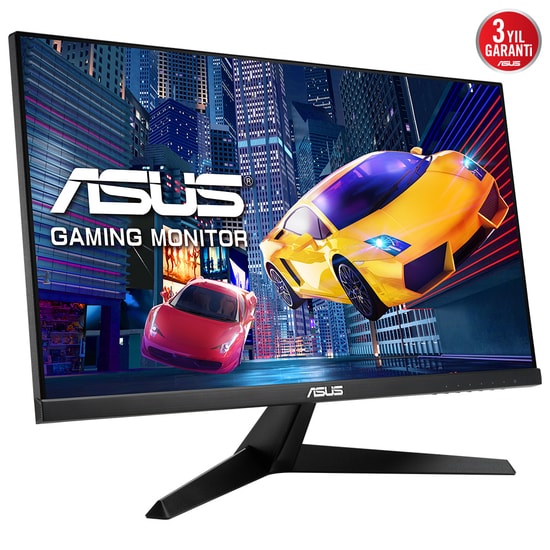 Asus VY249HGR 23.8" FHD 120Hz 1ms IPS Adaptive Sync Eye Care Oyuncu Monitör - 250cd, HDMI, VGA, Vesa, Asus GamePlus