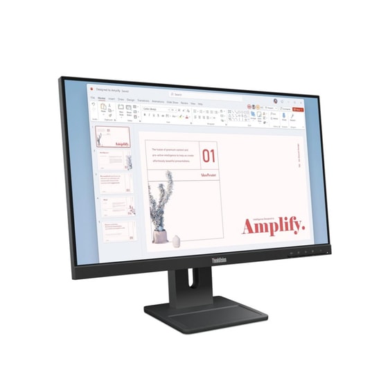 Lenovo ThinkVision E24-40 23.8" FHD 100Hz Monitör (64BAMAT1TK) - 250cd, 4ms, 100hz, HDMI, DP, VGA, WLED, Göz Koruma