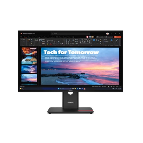 Lenovo ThinkVision T27QD-40 27" QHD Pivot IPS Monitör (64AAGAT2TK) - 2560x1440, 4ms, 120Hz, 350cd, USB-C PD 100W, HDMI