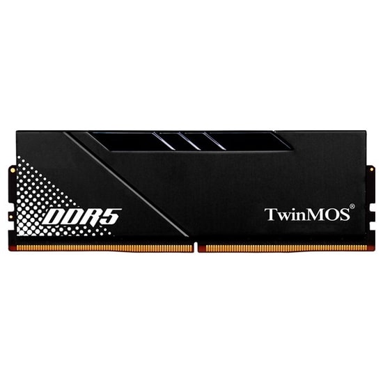 TwinMOS VOLTX 16GB 5600MHz DDR5 CL36 Soğutuculu Siyah UDIMM RAM (TMD516GB5600U36) - 1.35V, Tek Modül, AMD Expo Bellek