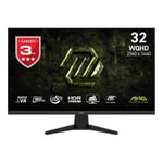 MSI MAG 325QF E18V 31.5" WQHD 180Hz 0.5ms Adaptive Sync Oyuncu Monitörü - Hızlı VA Panel, 2560x1440, Flat Ekran