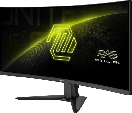 MSI MAG 346CQ 34" UWQHD 180Hz 1ms Curved Gaming Monitor - 21:9, FreeSync Premium, VA Panel, 3440x1440, 1500R