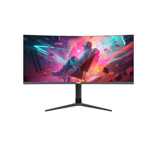 Cube PA-34V165C 34" Curved VA Panel Gaming Monitör - 2K WQHD, 165Hz, 1ms, 280cd, FreeSync, HDMI, DP, VGA, Type-C