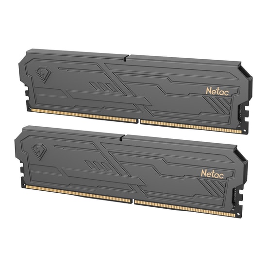 Netac Shadow III 32GB (2x16GB) DDR5 5600MHz Siyah RAM Bellek (NTSHD5P56DP-32K), CL46, PC5-44800, Yüksek Performans
