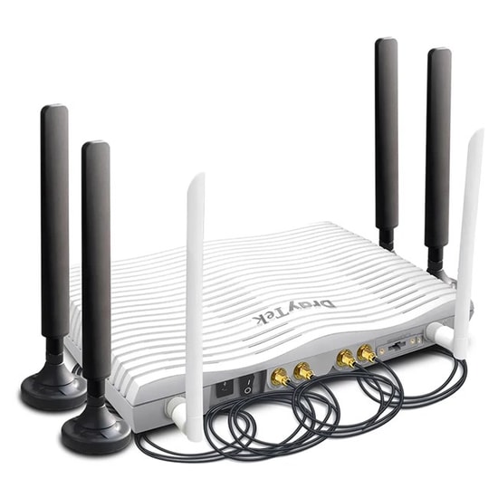DrayTek Vigor2865Lax 5G Dual SIM 5G/LTE Modem VPN Router - AX3000 Wi-Fi 6, 5 Port Gigabit, 5+1 Gbit LAN, USB, 2xAnten