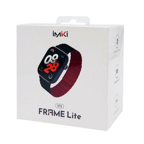 İmiki ST2 Mavi Akıllı Saat - 1.96" Ekran, 250mAh Pil, Uyku Takibi, Nabız Ölçer, IPX8, Telefon Görüşmesi, Metal Alaşımlı
