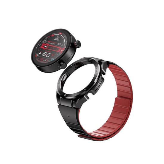 İmiki C1 Siyah Akıllı Saat - 1.43" AMOLED Ekran, Bluetooth Çağrı, 30 Gün Bekleme, Çoklu Spor Modu, Sağlık Takibi