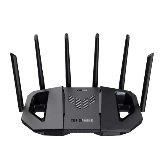 ASUS TUF Gaming BE9400 WiFi 7 BE9400 Router (90IG0A30-MO9C00) - Tri-Band, 4x2.5G Port, AiMesh, AiProtection, VPN