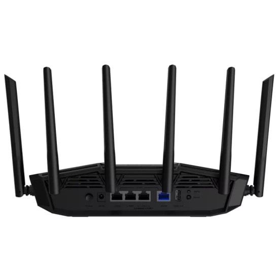 ASUS TUF Gaming BE9400 WiFi 7 BE9400 Router (90IG0A30-MO9C00) - Tri-Band, 4x2.5G Port, AiMesh, AiProtection, VPN