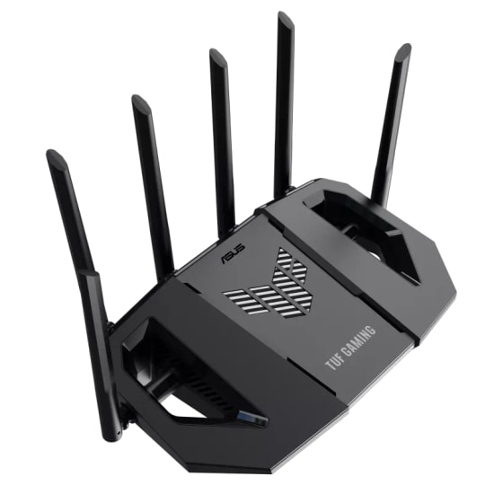 ASUS TUF Gaming BE9400 WiFi 7 BE9400 Router (90IG0A30-MO9C00) - Tri-Band, 4x2.5G Port, AiMesh, AiProtection, VPN