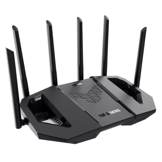 ASUS TUF Gaming BE9400 WiFi 7 BE9400 Router (90IG0A30-MO9C00) - Tri-Band, 4x2.5G Port, AiMesh, AiProtection, VPN