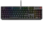 ASUS ROG Strix Scope RX Red TR (90MP0240-BKYA00) Kablolu Aura Sync RGB Mekanik Oyuncu Klavyesi, 1000 Hz, Türkçe Q Düzen
