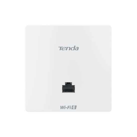 Tenda W13 AX1500 WiFi 6 Duvar Tipi Access Point - Dual-Band, 2x Gigabit Port, 3dBi Anten, PoE Destekli, 250 Kullanıcı