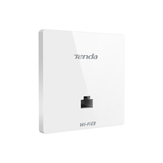 Tenda W13 AX1500 WiFi 6 Duvar Tipi Access Point - Dual-Band, 2x Gigabit Port, 3dBi Anten, PoE Destekli, 250 Kullanıcı
