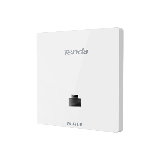 Tenda W13 AX1500 WiFi 6 Duvar Tipi Access Point - Dual-Band, 2x Gigabit Port, 3dBi Anten, PoE Destekli, 250 Kullanıcı