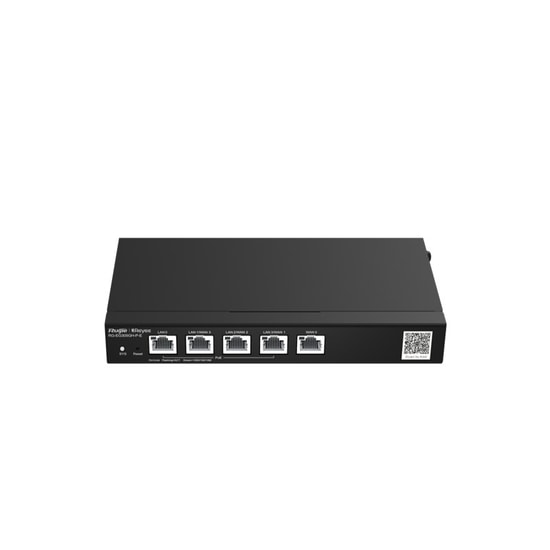 Ruijie Reyee RG-EG305GH-P-E Cloud Yönetilebilir PoE Router - 5 Port, 1.5Gbps, 350 Kullanıcı, 60W PoE, VPN, 512MB Bellek