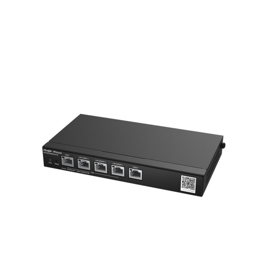 Ruijie Reyee RG-EG305GH-P-E Cloud Yönetilebilir PoE Router - 5 Port, 1.5Gbps, 350 Kullanıcı, 60W PoE, VPN, 512MB Bellek