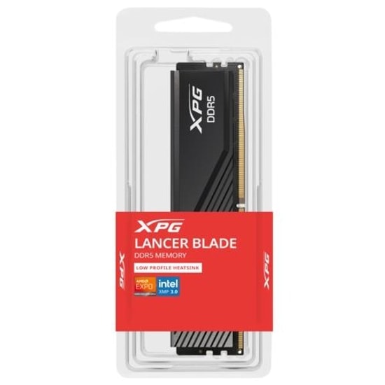 XPG Lancer Blade 16GB (1x16GB) DDR5 6000MHz CL30 Siyah Soğutuculu Gaming RAM (AX5U6000C3016G-SLABBK) - Yüksek Performans