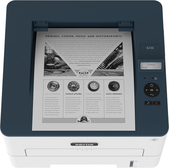 Xerox B230V_DNI Mono Lazer Yazıcı - 34ppm, A4, Dubleks, Wi-Fi, Ethernet, USB, 600x600dpi, 256MB Bellek, LCD Ekran