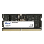 Netac Basics 16GB 4800MHz DDR5 CL40 SODIMM RAM (NTBSD5N48SP-16C40) - 1.1 Volt, Yüksek Performanslı Laptop Belleği