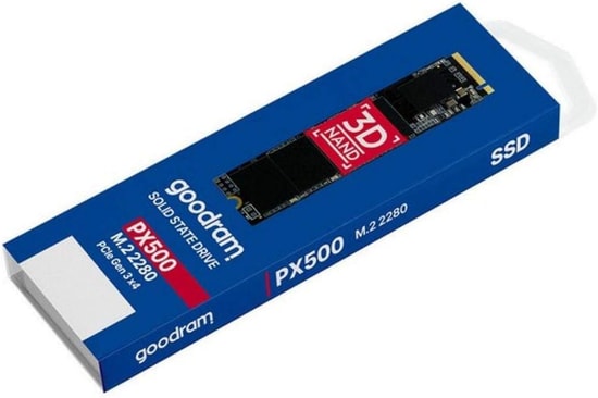 Goodram PX500 256GB M.2 NVMe Gen3 Katı Hal Sürücüsü (SSDPR-PX500-256-G3) - 3200/1300MB/s Hız, Yüksek Performans SSD