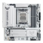 Asus TUF GAMING B850M-PLUS WIFI7 W Beyaz Anakart: AM5, DDR5 8000MHz(OC), 3xM.2, WiFi 7, 2.5G LAN, mATX (90MB1MD0-M0EAY0)
