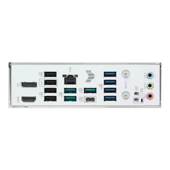 Asus TUF GAMING B850M-PLUS WIFI7 W Beyaz Anakart: AM5, DDR5 8000MHz(OC), 3xM.2, WiFi 7, 2.5G LAN, mATX (90MB1MD0-M0EAY0)