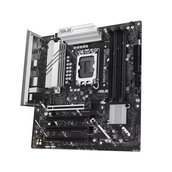 ASUS B860M MAX GAMING AX - LGA1851, DDR5 8666MHz, 3xM.2, USB 3.2 Gen2x2, WiFi 6, 2.5G LAN mATX (90MB1JZ0-M0EAY0)