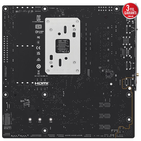 ASUS B850M MAX GAMING WIFI Anakart (90MB1LL0-M0EAY0) - AM5, DDR5 8000MHz (OC), 3xM.2, DP, HDMI, USB 3.2, WiFi 6, mATX
