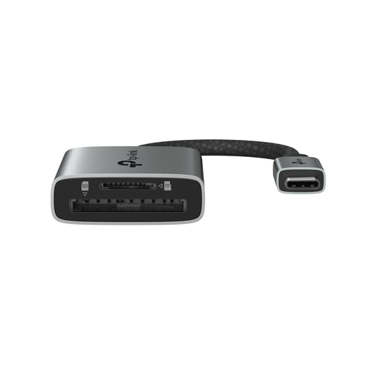 TP-Link UA430C USB 3.0 Type-C SD/MicroSD Kart Okuyucu - 200MB/s, UHS-I, 2TB Destekli, Çift Yuvalı, 5Gbps Hızlı