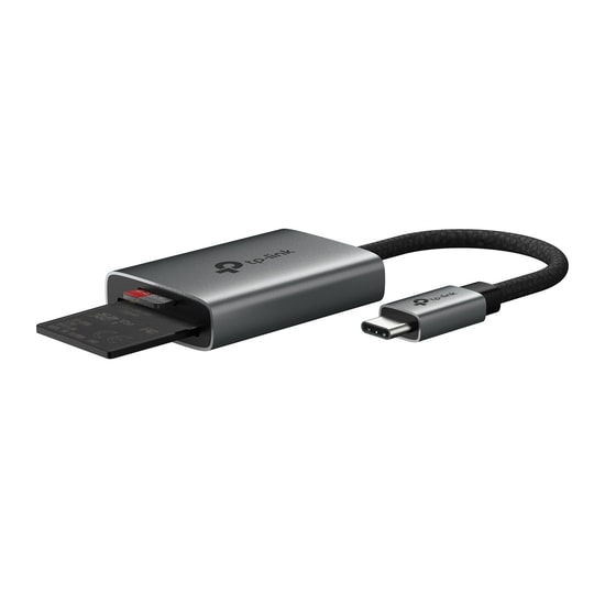 TP-Link UA430C USB 3.0 Type-C SD/MicroSD Kart Okuyucu - 200MB/s, UHS-I, 2TB Destekli, Çift Yuvalı, 5Gbps Hızlı