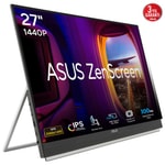 Asus ZenScreen MB27ACF 27" QHD Taşınabilir Monitör - 2560x1440, 100Hz, 5ms, IPS, USB-C (PD 70W), HDMI, Taşıma Standı