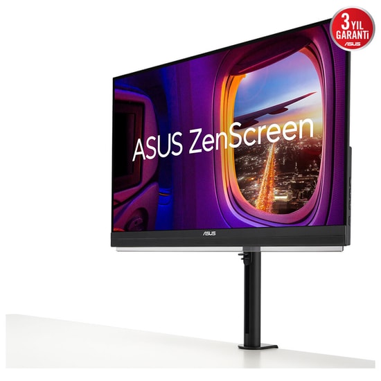 Asus ZenScreen MB27ACF 27" QHD Taşınabilir Monitör - 2560x1440, 100Hz, 5ms, IPS, USB-C (PD 70W), HDMI, Taşıma Standı