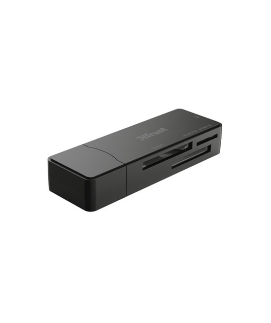 Trust Nanga USB 3.1 SD/MicroSD Kart Okuyucu (TRU21935) - Yüksek Hızlı Veri Aktarımı, Taşınabilir Tasarım