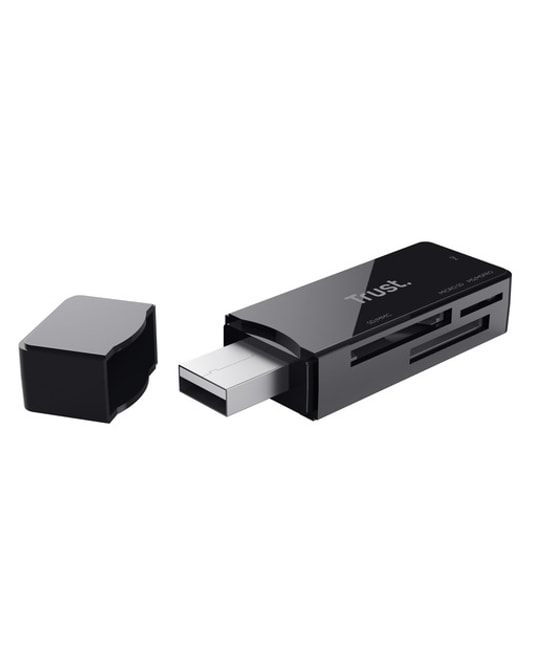 Trust Nanga USB 3.1 SD/MicroSD Kart Okuyucu (TRU21935) - Yüksek Hızlı Veri Aktarımı, Taşınabilir Tasarım
