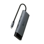 TP-Link UH7021C 7 in 1 USB Type-C Hub - 4K HDMI, 100W Şarj, 5Gbps Veri, 100W PD, SD/MicroSD Okuyucu, Kompakt