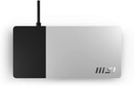 MSI USB-C Docking Station Gen2 Hub - 5 USB Port, Type C, RJ45 LAN, HDMI, DP Bağlantı Noktalı Şarj ve Veri İstasyonu