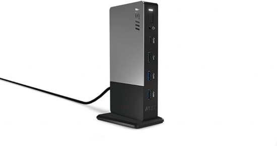 MSI USB-C Docking Station Gen2 Hub - 5 USB Port, Type C, RJ45 LAN, HDMI, DP Bağlantı Noktalı Şarj ve Veri İstasyonu