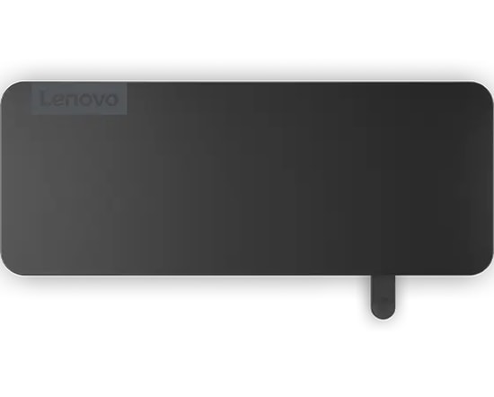 Lenovo Slim USB-C Travel Dock (4X11N40212) - HDMI 4K, 2x USB-A, 2x Type-C, Taşınabilir Seyahat Tipi, Kompakt Tasarım